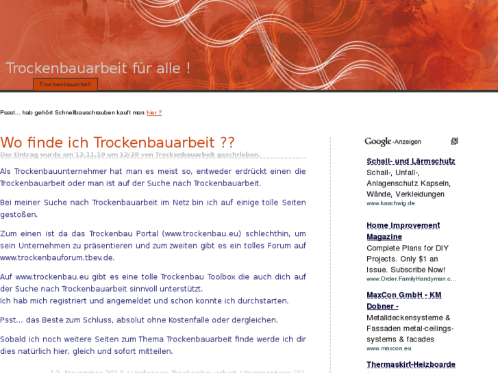 www.trockenbauarbeit.de