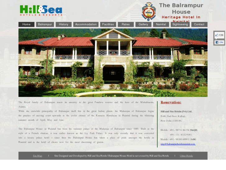 www.balrampurhotelsnainital.com