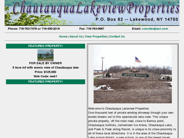 www.chautauqualakeviewproperties.com