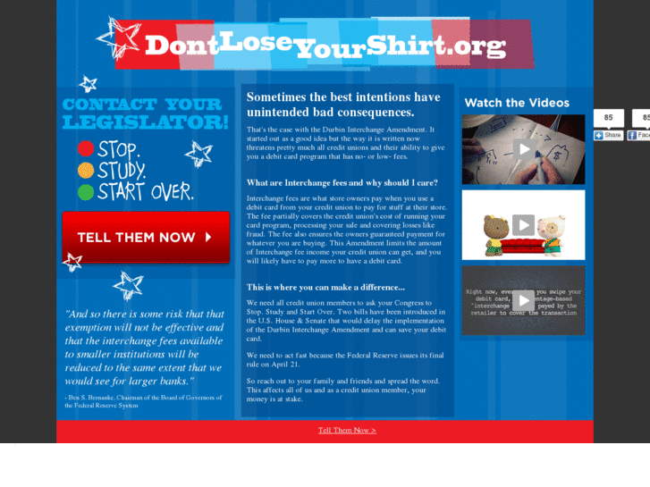 www.dontloseyourshirt.org