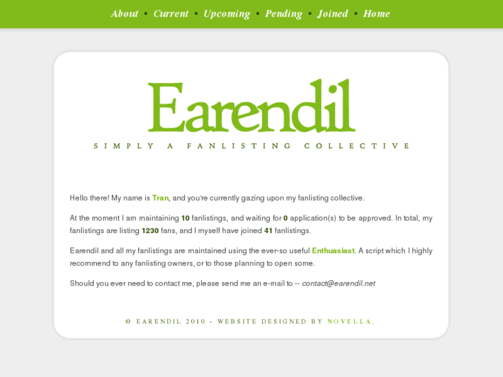 www.earendil.net