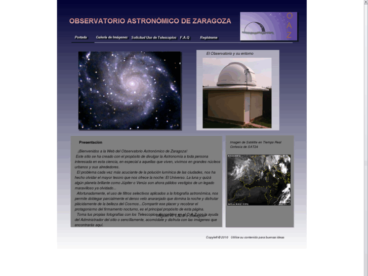 www.observatorioastronomicodezaragoza.es