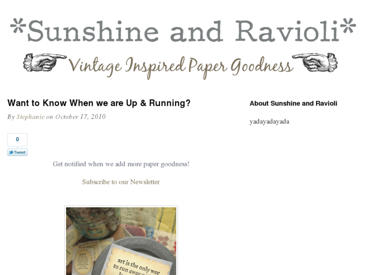 www.sunshineandravioli.net