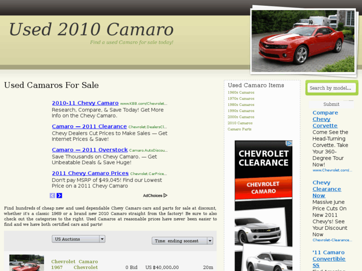 www.used-camaro.com