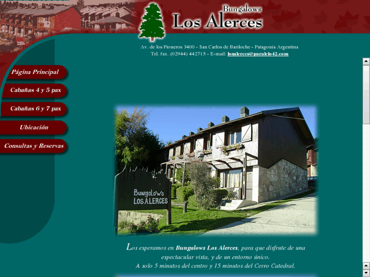 www.bungalowslosalerces.com.ar