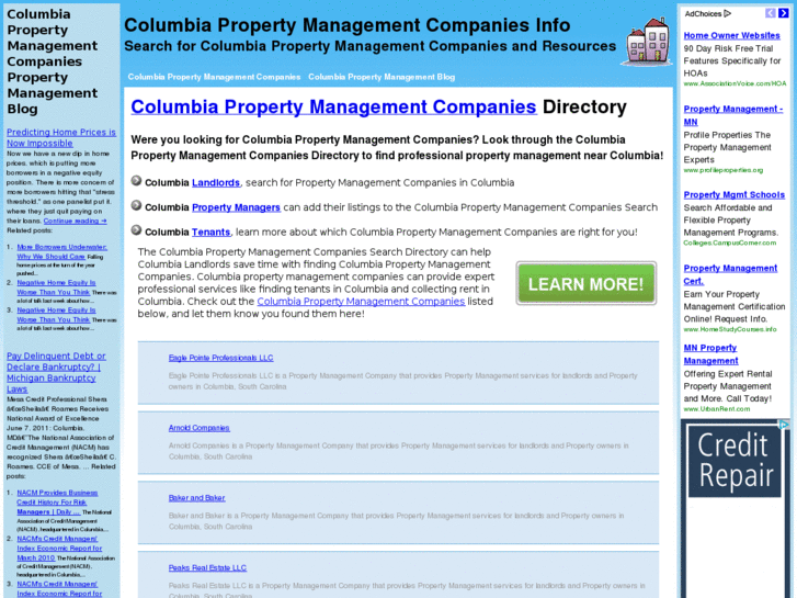 www.columbia-property-management-companies.info