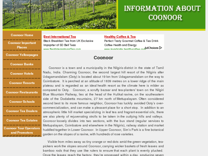 www.coonoorindia.com