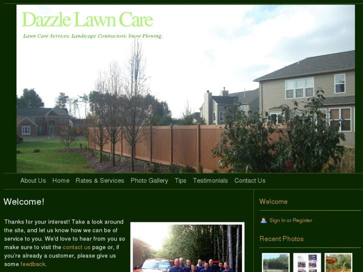 www.dazzlelawncare.com