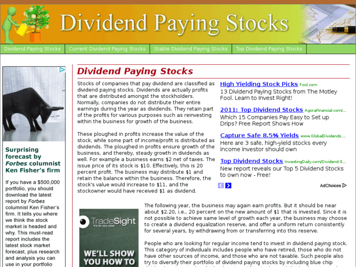www.dividendpayingstocks.net