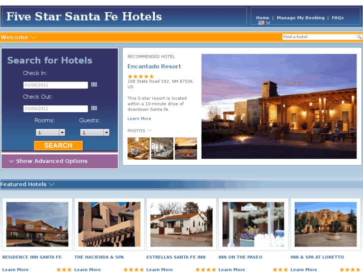 www.fivestarsantafehotels.com