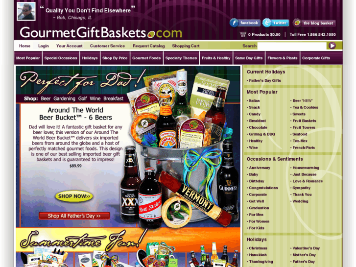 www.gourmeygiftbaskets.com