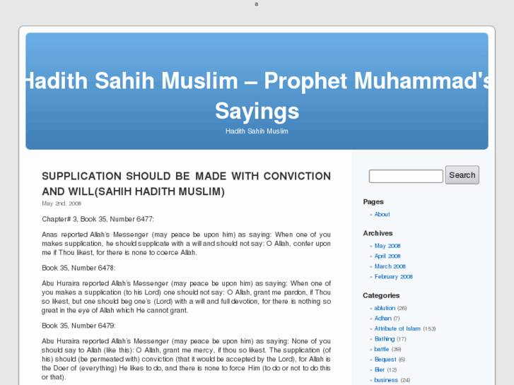 www.hadithsahihmuslim.com