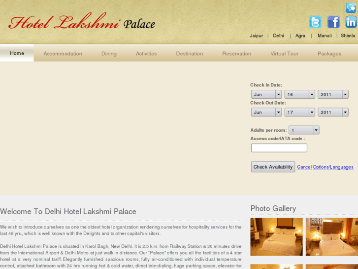 www.hotellakshmipalace.com