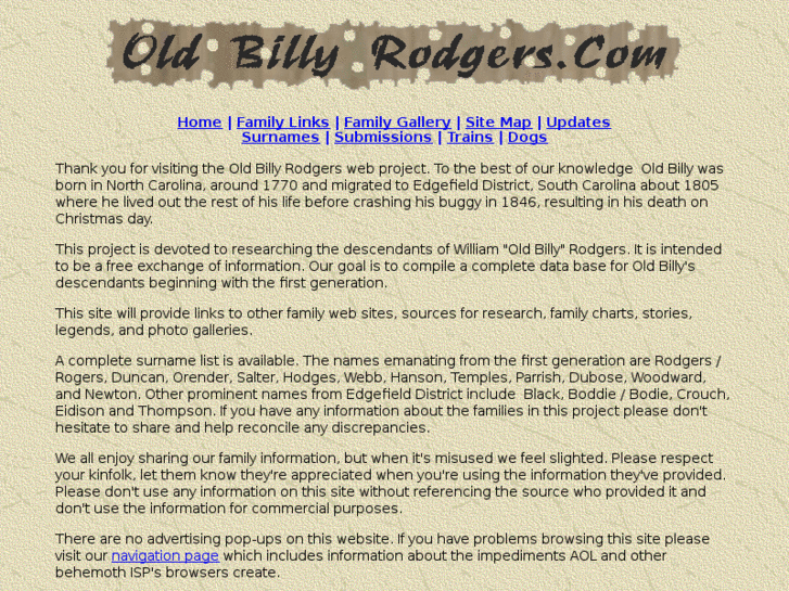 www.oldbillyrodgers.com