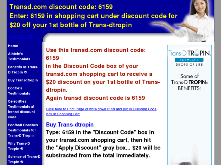 www.transddiscountcode.com