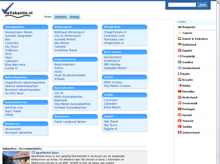 www.viavakantie.nl