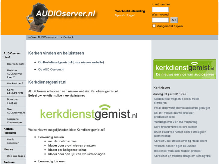 www.audioserver.nl