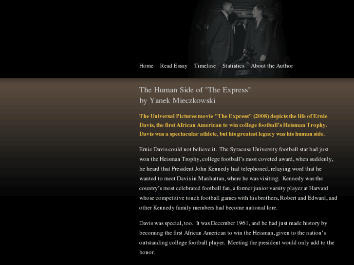www.erniedavishistory.com