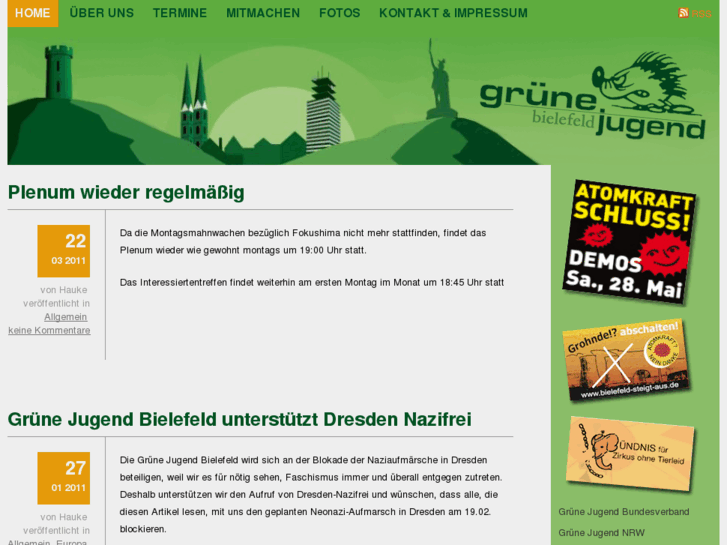 www.gruenejugendbielefeld.de