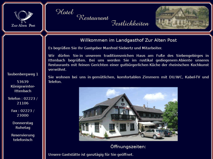 www.landgasthof-zur-alten-post.com