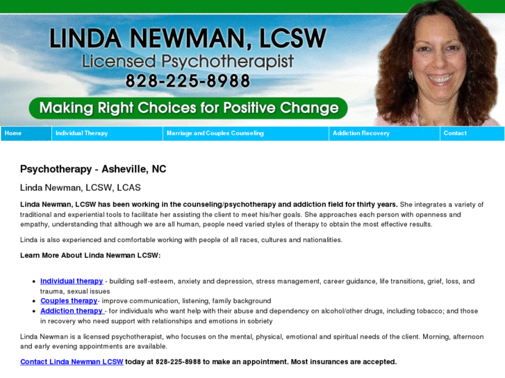 www.lindanewmanlicensedtherapist.com