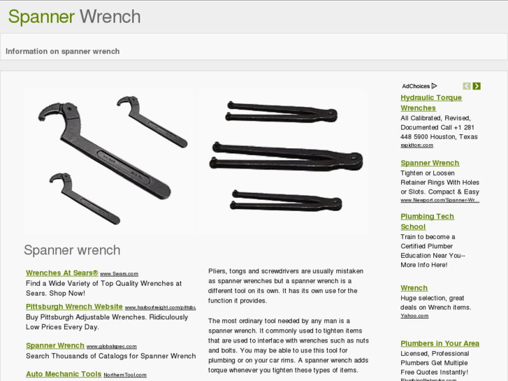 www.spannerwrench.org