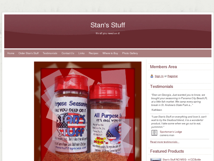 www.stanstuffspice.com