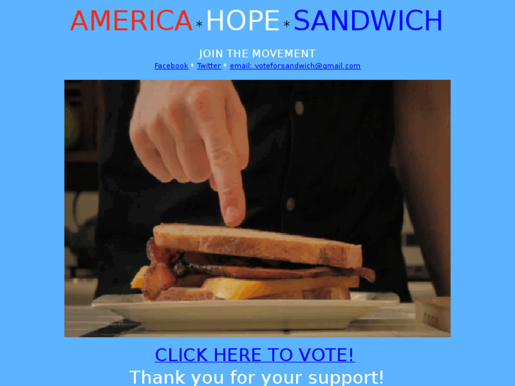 www.voteforsandwich.com