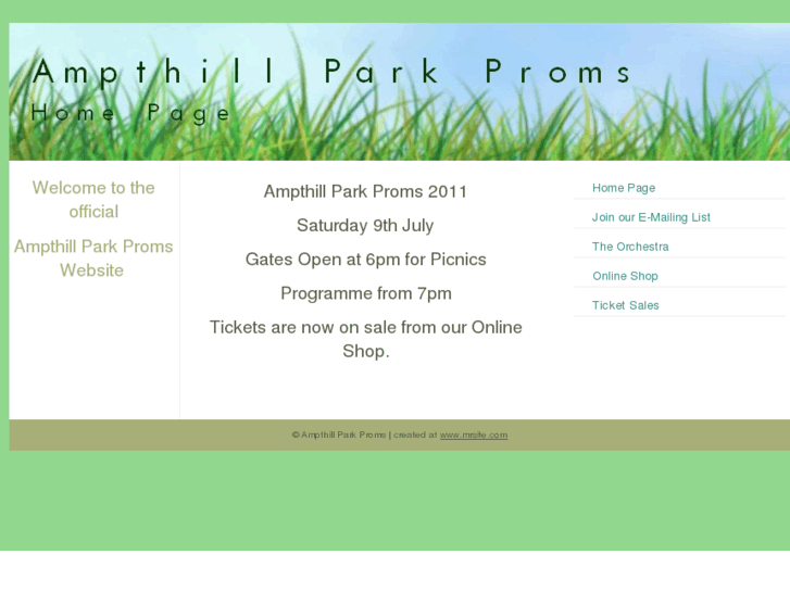 www.ampthillparkproms.com