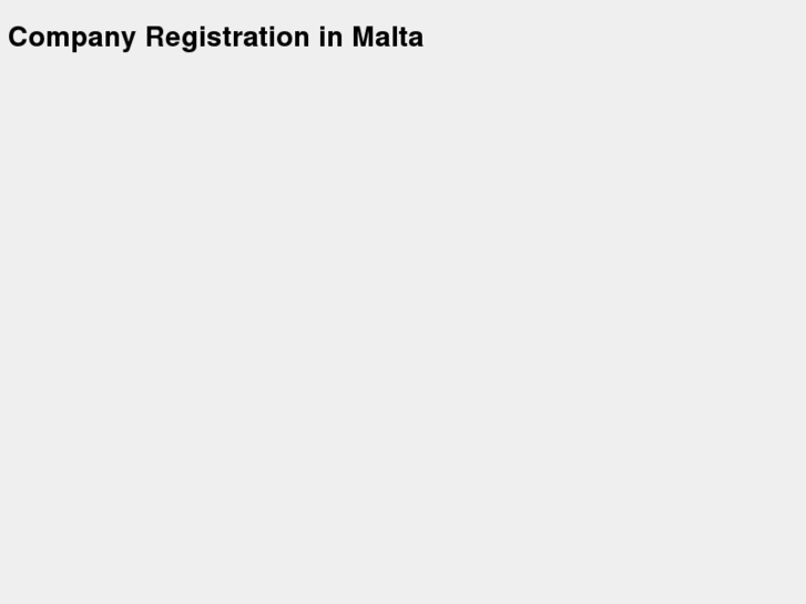 www.companyregistrationinmalta.com