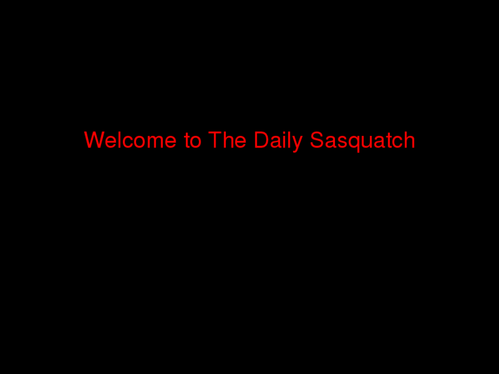 www.dailysasquatch.com