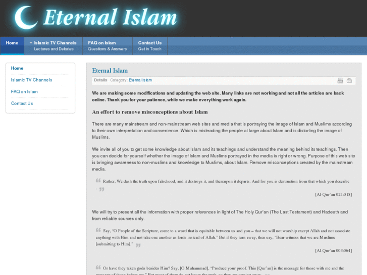 www.eternalislam.com