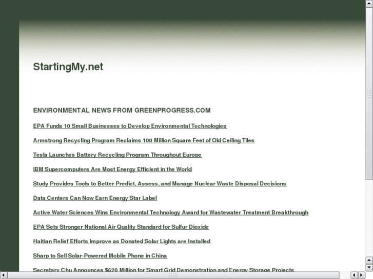 www.startingmy.net