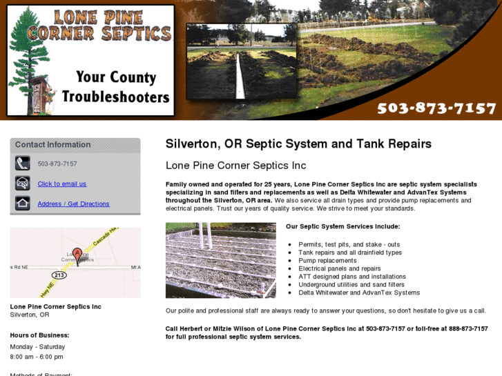 www.lonepinecornersepticsinc.com