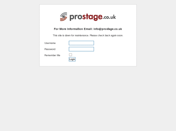 www.prostage.co.uk