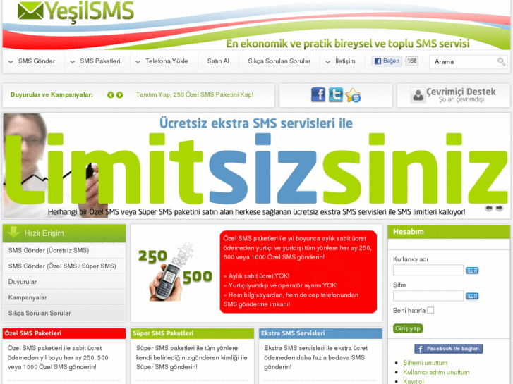 www.yesilsms.com