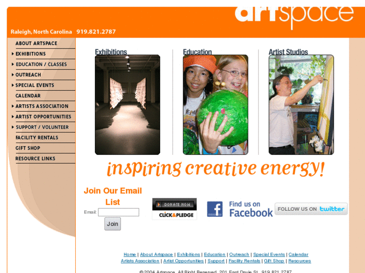 www.artspacenc.org