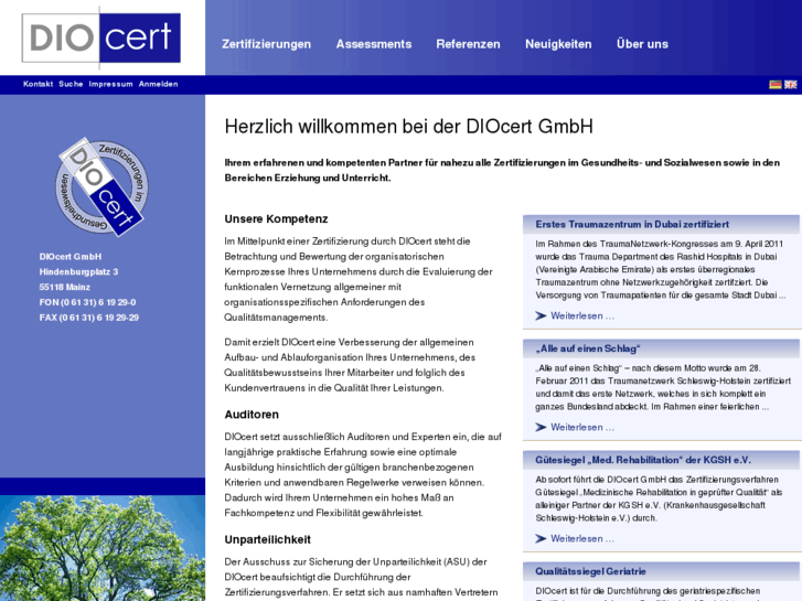 www.diocert.de