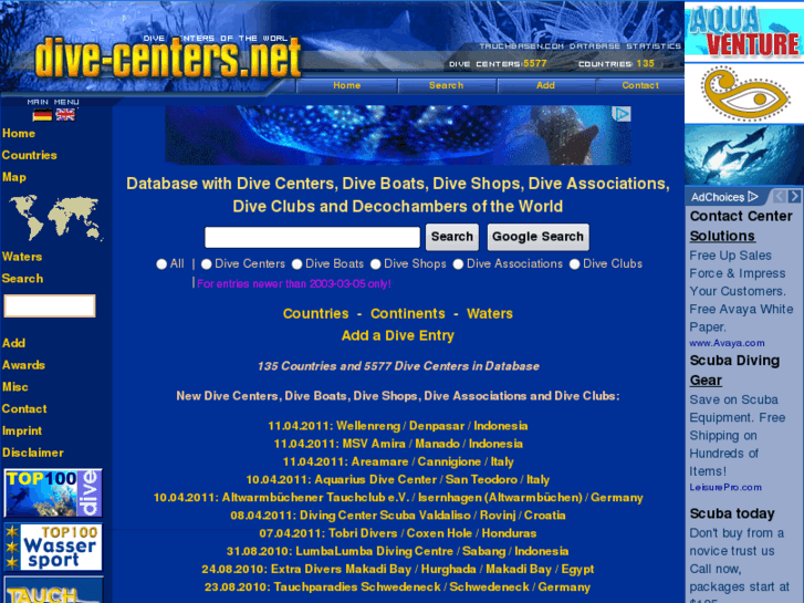 www.dive-centers.net