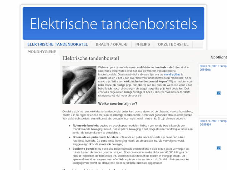 www.elektrische-tandenborstels.nl