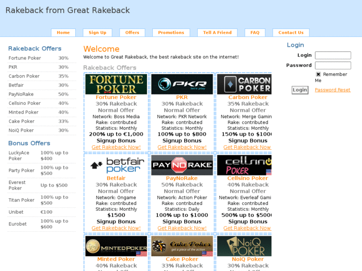 www.greatrakeback.com