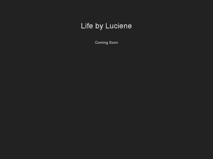 www.lifebyluciene.com