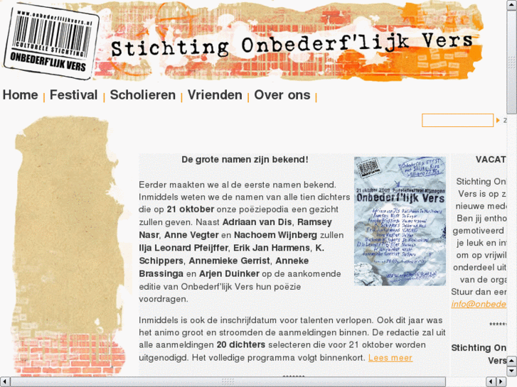 www.onbederflijkvers.com