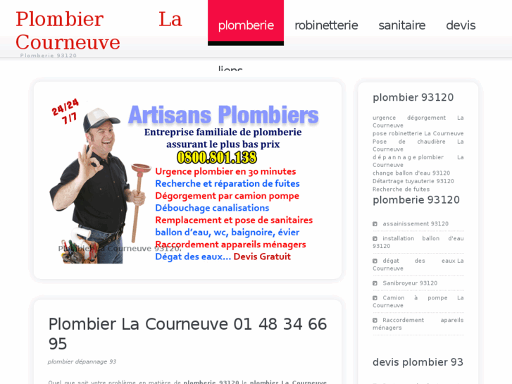 www.plombiercourneuve.com