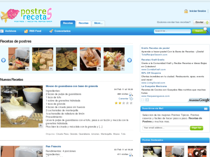 www.postresrecetas.com