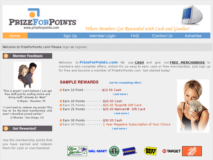 www.prizeforpoints.com