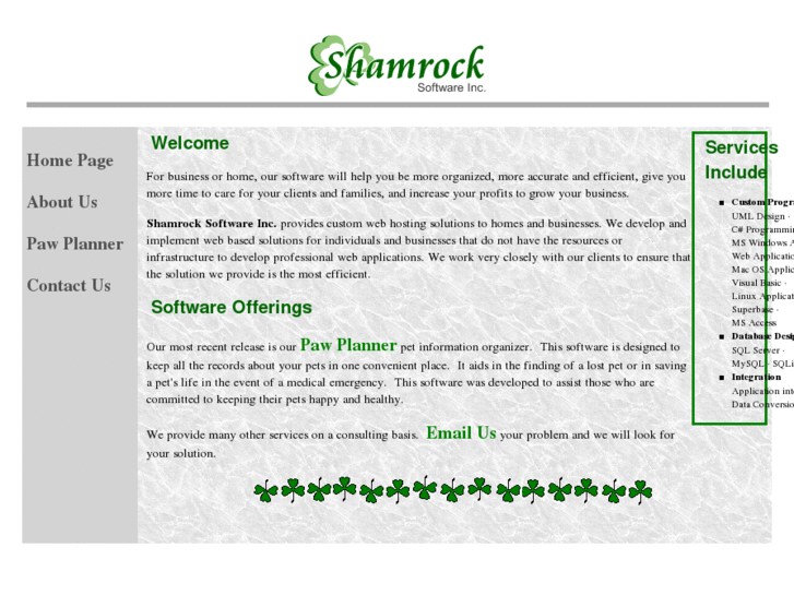 www.shamrocksoftwareinc.com