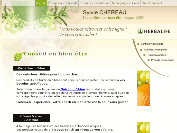 www.sylviechereau-conseillere-bienetre.com