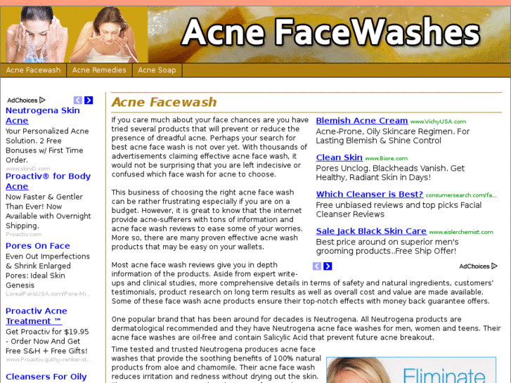 www.acnefacewashes.net