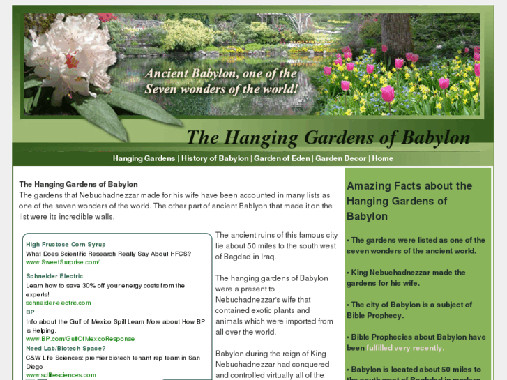 www.hanginggardensofbabylon.org